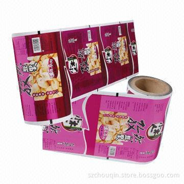 Chips Packaging Film Roll/Plastic Packing, Customized Sizes, Designs and Styles Welcomed